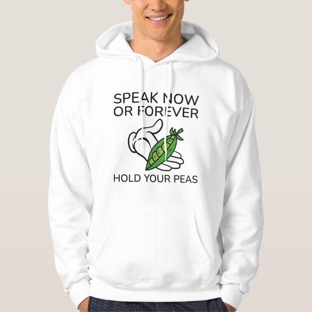 Tala nu eller för alltid. hoodie (Framsida)