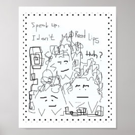 Tala om att jag inte Poster Läppar