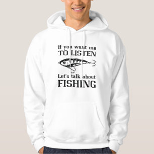 Tala om fiske hoodie