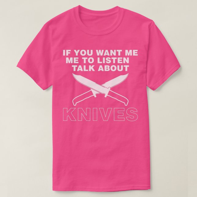 Tala om Knivar Knivar Collector-design T Shirt (Design framsida)