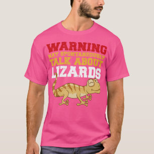Tala om Lizards Funny Leopard Gecko Älskare T Shirt