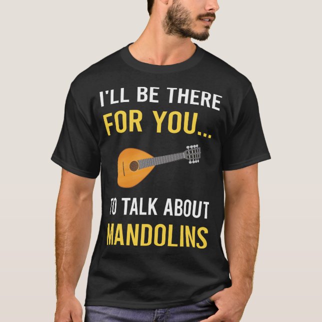 Tala om mandolin t shirt (Framsida)