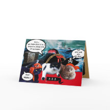 TALA OM PIRAT KATT, ANTIQUE PIRATER TREASURE KARTO