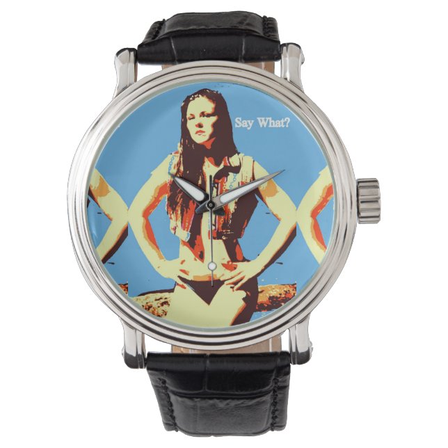 tala om vurna klockan armbandsur (Framsida)