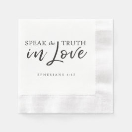 Tala sanning i Kärlek, 4:15 Bibelverse Pappersservett