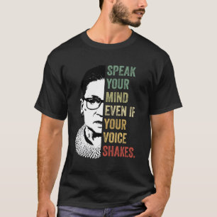 Tala sinnet även om rösten skakar citat F T Shirt