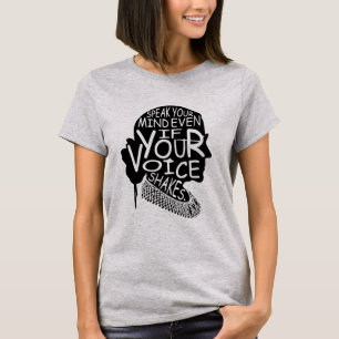 Tala sinnet även om rösten skakar feminismen t shirt