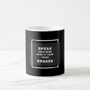 Tala sinnet även om rösten skakar om RBG Kaffemugg