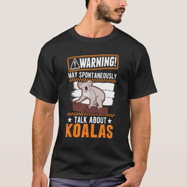 Tala spontant om Koalas T Shirt (Framsida)
