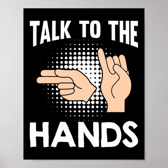 Tala till händerna amerikanskt teckenspråk 1  poster (Framsidan)
