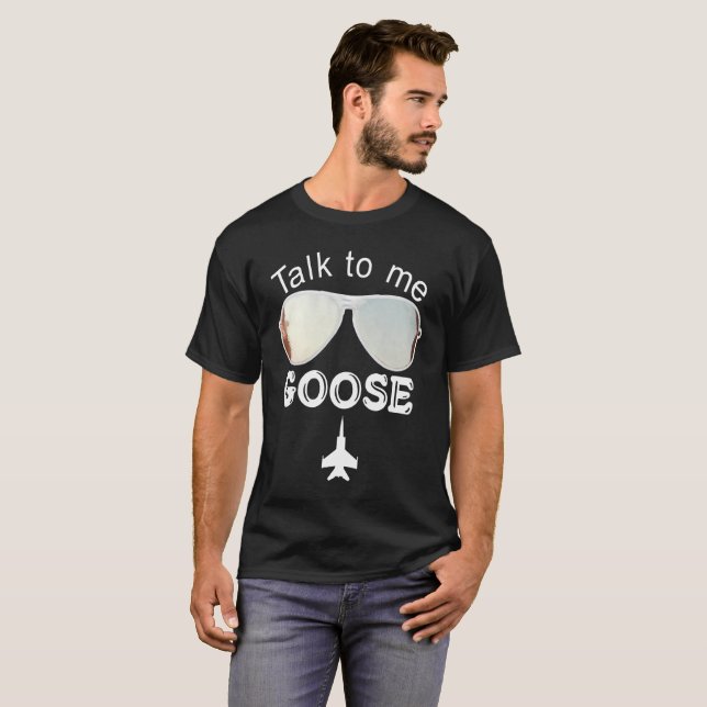 Tala till mig gåspojken eller flicka   vapnet t shirt (Hel framsida)