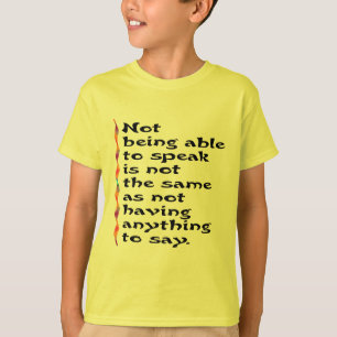 Tala unge skjortor t shirt