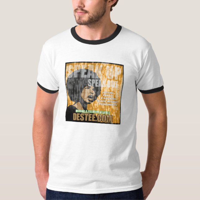 Tala upp manar T-tröja Tee Shirt (Framsida)