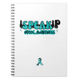 Tala upp PCOS Polycystic Ovary Syndrome Awareness Anteckningsbok