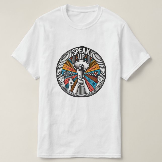 TALA UPP: Sluta misshandel mot barn T Shirt (Design framsida)