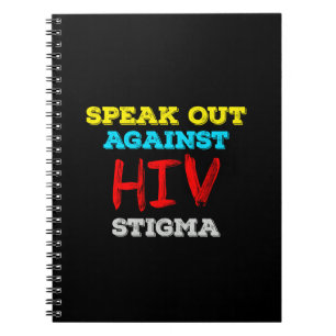 Tala ut mot hiv-tigma - AIDS-medvetenhet Anteckningsbok
