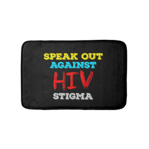 Tala ut mot hiv-tigma - AIDS-medvetenhet Badrumsmatta