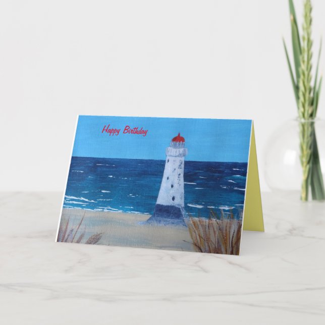 Talacre Lighthouse Acrylic Print Kort (Framsida)