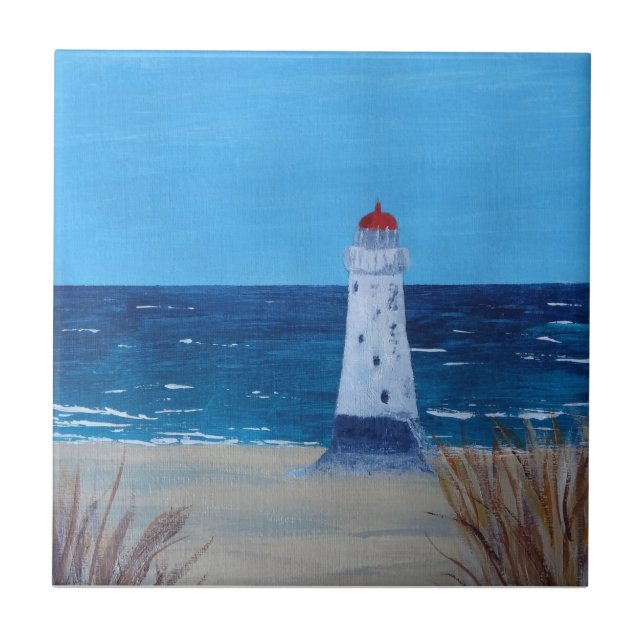 Talacre Lighthouse Kakelplatta (Framsidan)