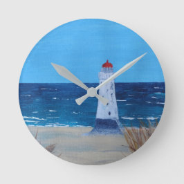 Talacre Lighthouse Rund Klocka