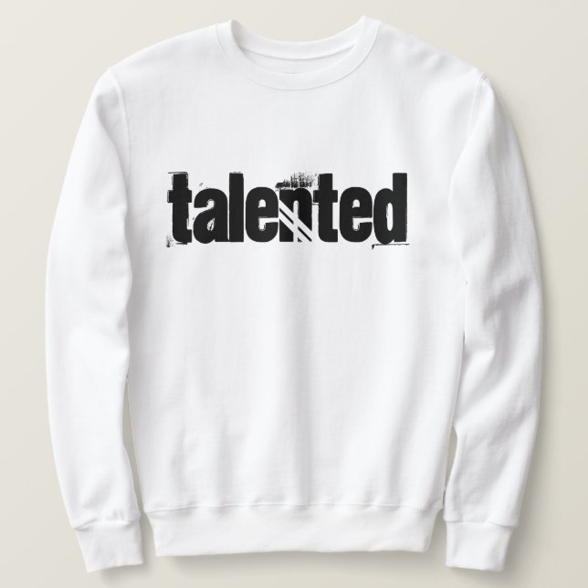 Talad Lång Ärmad Tröja (Design framsida)