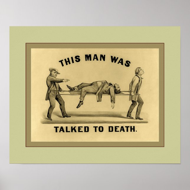 Talad till döden poster (Framsidan)