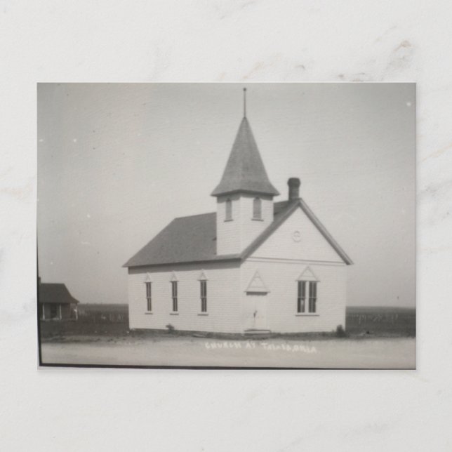 Talala Methodist Church Vykort (Framsida)