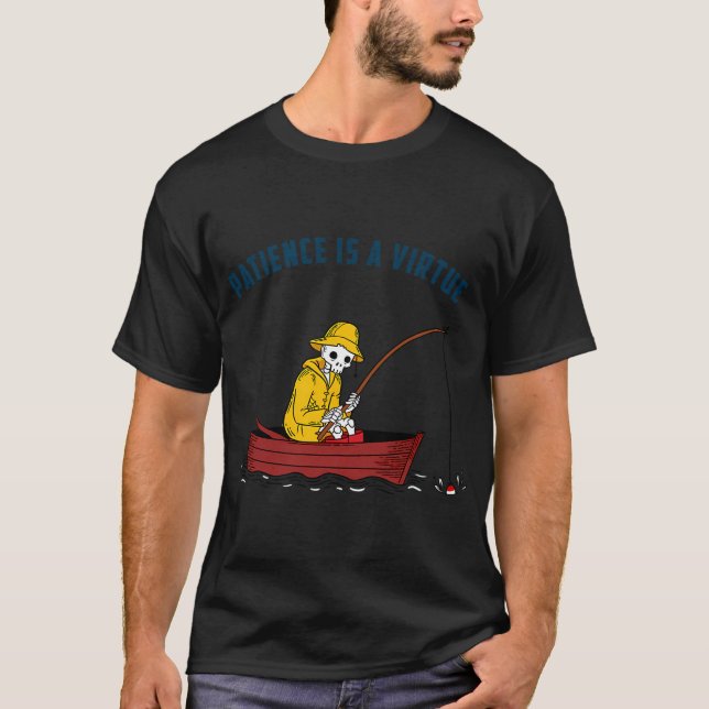 Tålamod är en dygd t shirt (Framsida)