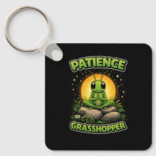 Tålamod Gräshoppa Nyckelring
