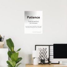 Tålamod Lita På Processen Minimalistisk Kontorskon
