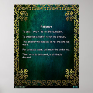 Tålamod Poster
