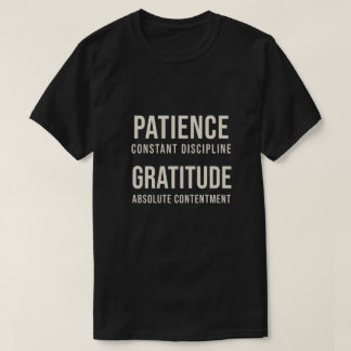 Tålamod & Tacksamhet - Sabr & Shukr Islamisk T Shirt