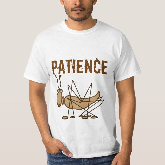 tålamod tee shirt (Framsida)