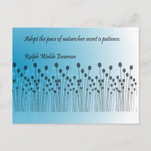 tålamod vykort (Framsida)