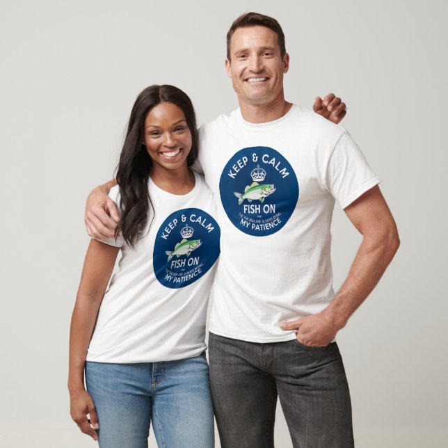 Tålamodet hos Fiskare T Shirt (Unisex)