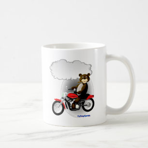 Talande bikernalle kaffemugg