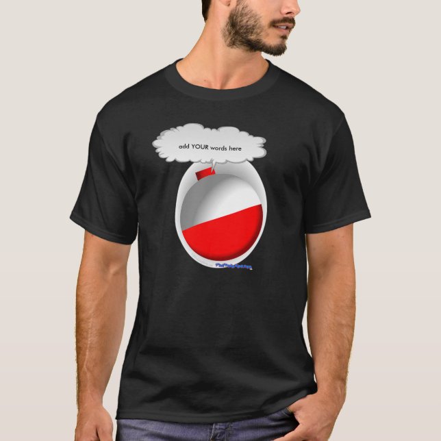 Talande fiskebobber t-shirt (Framsida)