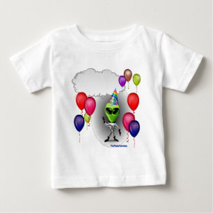 Talande födelsedagsfestfrämling t shirt