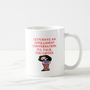 talande förolämpning kaffemugg