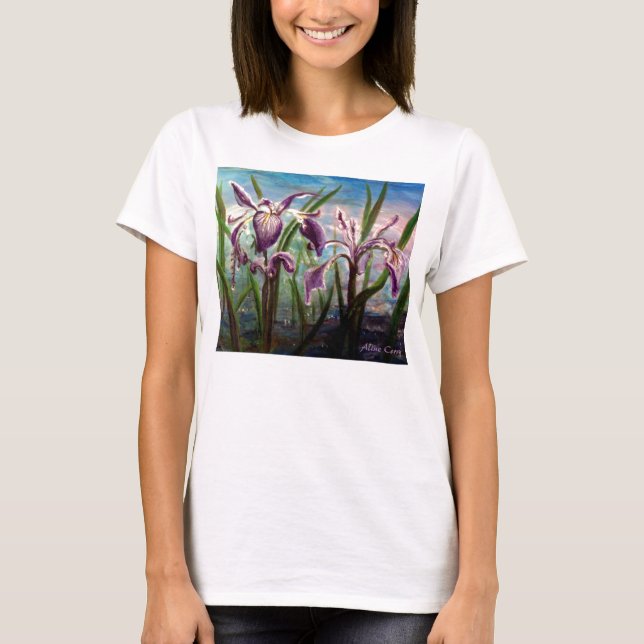Talande Irises Tee (Framsida)