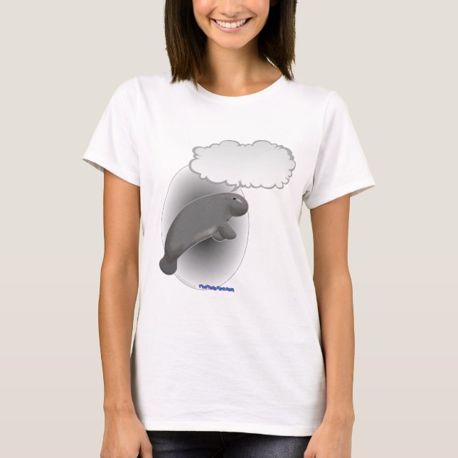 Talande Manatee T Shirt (Framsida)