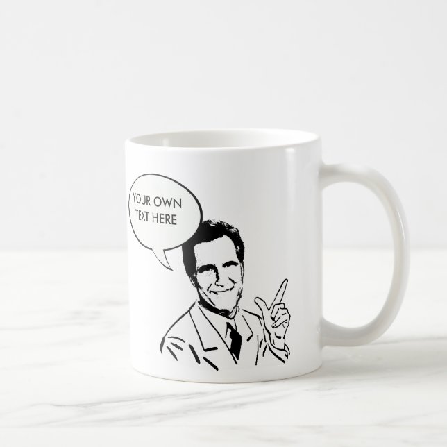 Talande Mitt Romney Kaffemugg (Höger)