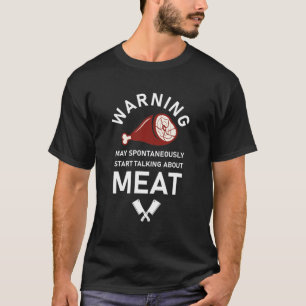 Talande om Kött - Slaktare Kött Cutter Butchery T Shirt