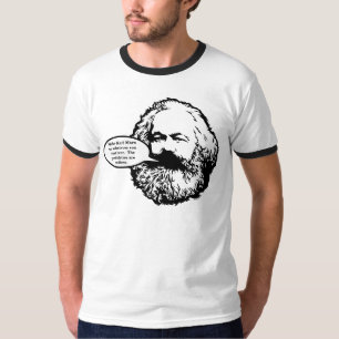 Talande skjorta för Marx anpassade Tee