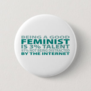 Talang för feminist 3% knapp