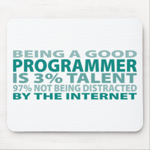 Talang för programmerare 3% musmatta