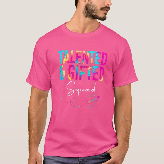 Talanger Och Ed-squad Tie Dye-lärare Kid Tillbaka  T Shirt (Framsida)
