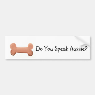Talar du Aussie? Bildekal