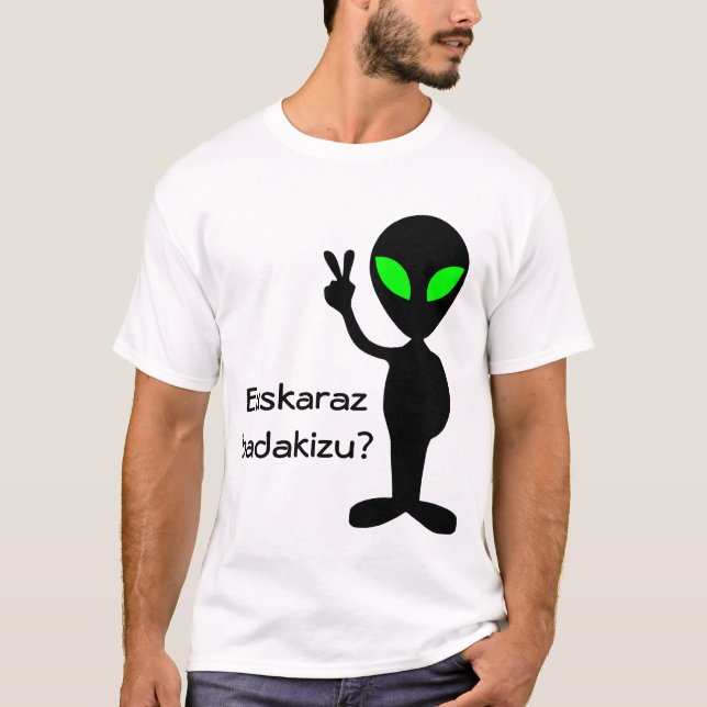 Talar du baskiska? t-shirt (Framsida)
