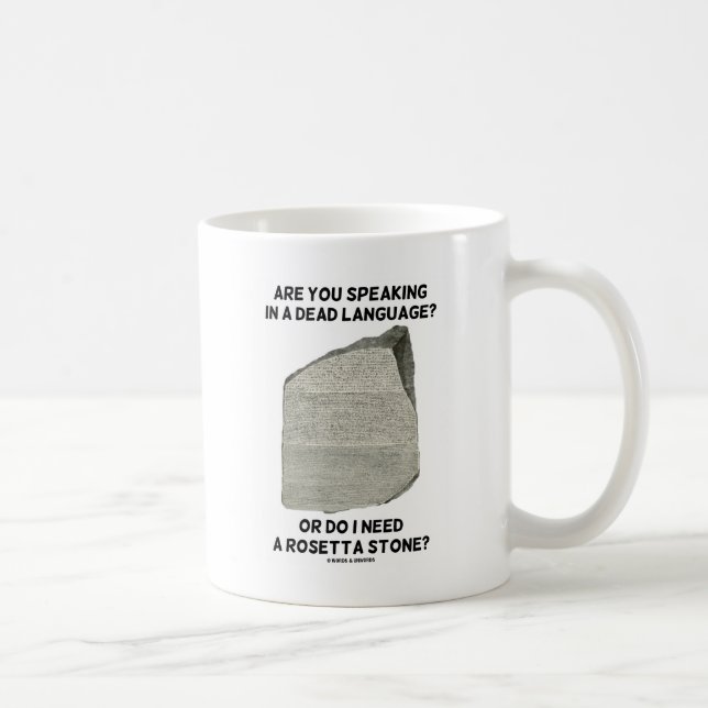 Talar Du Ett Dött Språk Eller Behöver Jag Kaffemugg (Höger)